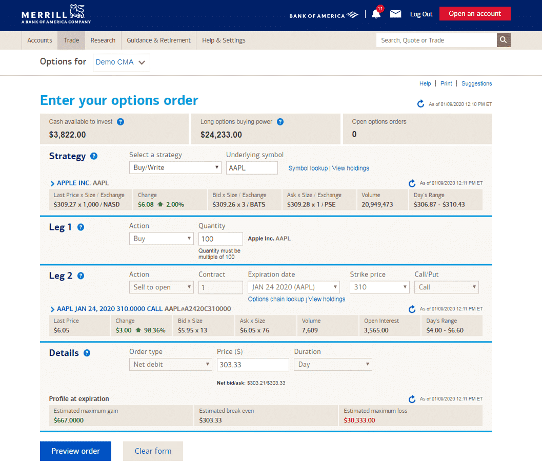 Merrill Edge is an electronic trading platform from the BofA Securities