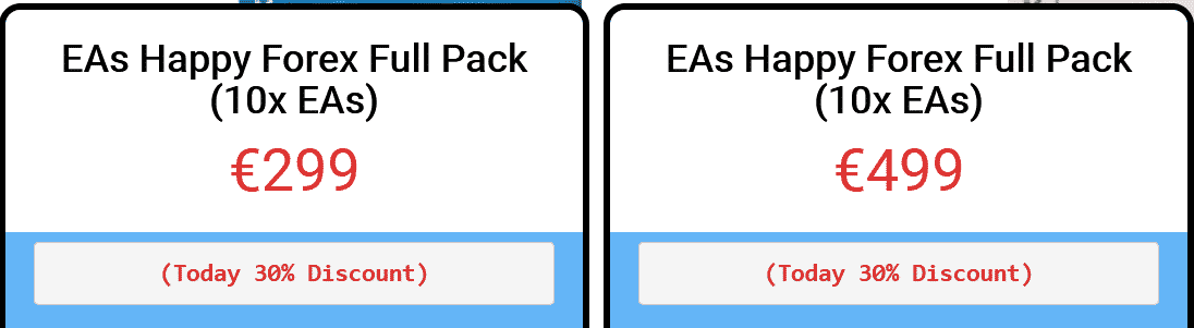 The pricing of the EA.
