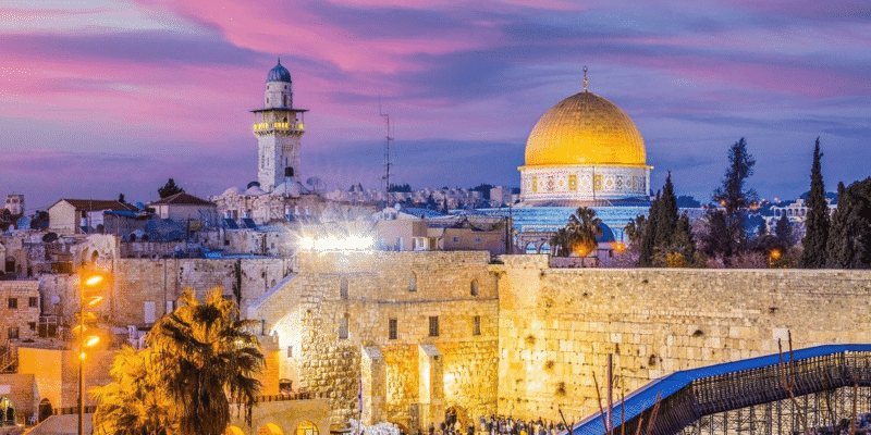 A view of the Western Wall in Jerusalem