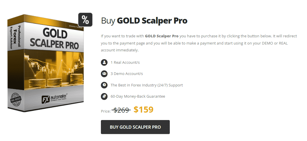 Gold Scalper Pro pricing